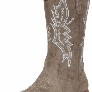 Cowboy Boots for Women Western Boots Cowgirl Boots Pull on Pointy Toe Mid Calf Boots
