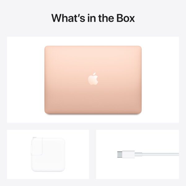 Macbook Air 13.3 Inch Laptop - Gold, M1 Chip, Built for  Intelligence, 8GB RAM, 256GB Storage - Image 8