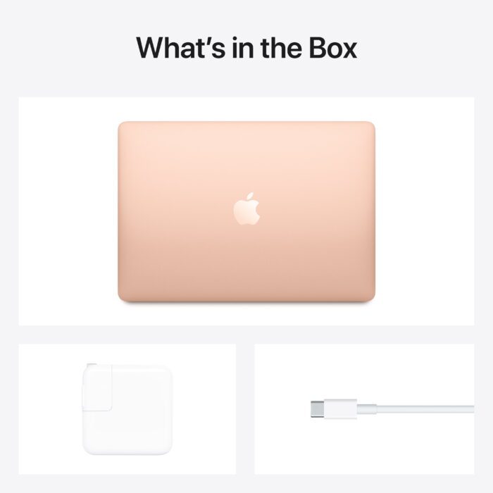 Macbook Air 13.3 Inch Laptop - Gold, M1 Chip, Built for  Intelligence, 8GB RAM, 256GB Storage - Image 8
