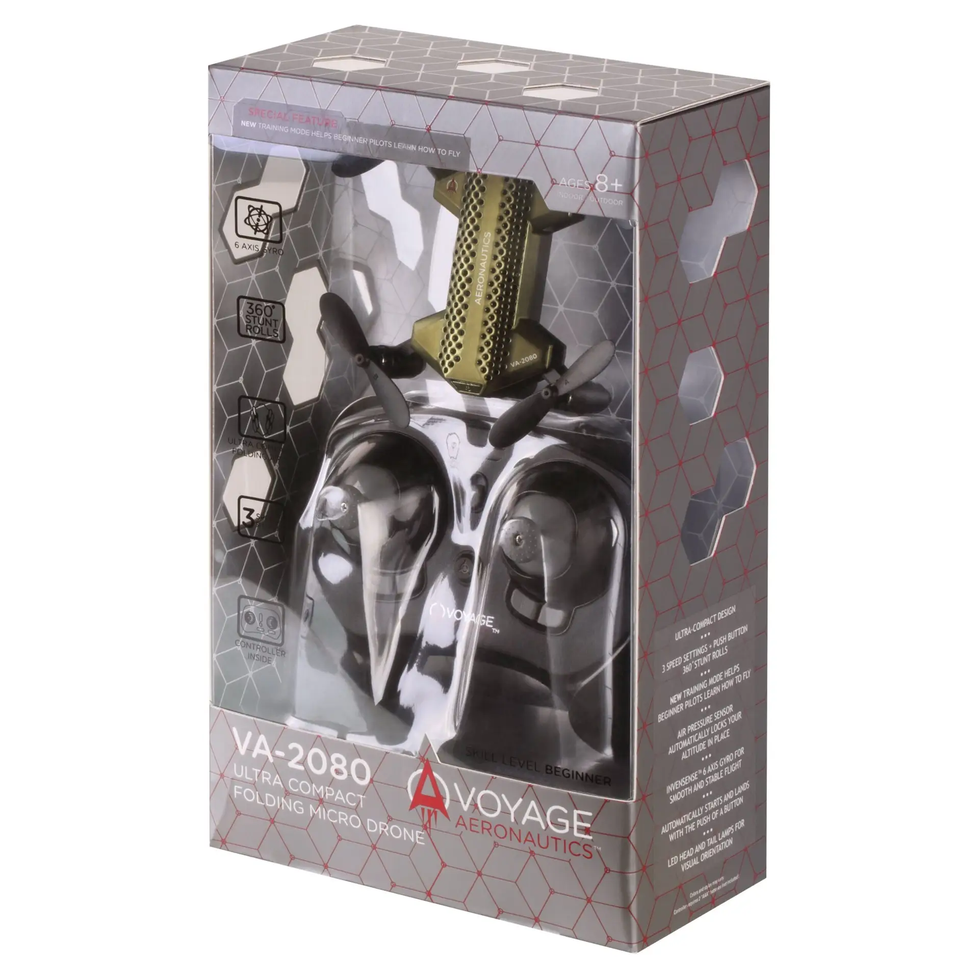 VA-2080 Compact Micro Drone- Color Green- 4 Inches - Image 4