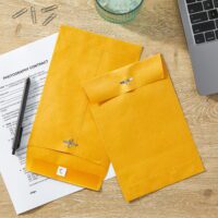 Kraft Clasp Envelopes, 6 in X 9 In, 6 Count - Image 3