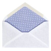 Envelopes Size #6-3/4 (3-5/8" X 6-1/2"), 20 Lb., White, Security, Gummed, 100-Count - Image 2