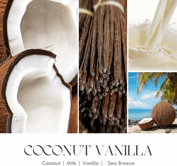 Coconut Vanilla Candles - Vanilla Candle, Scented Candles, Soy Candles, Aromatherapy Candle, Soy Wax Candle, Candle for Home Scented, 9Oz - Image 4