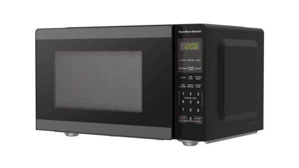 0.9 Cu Ft Countertop Microwave Oven, 900 Watts, Black Stainless Steel, New - Image 12
