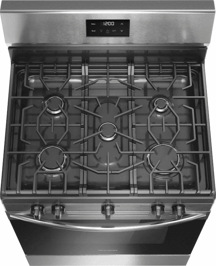 30" Gas Range, Stainless Steel - Image 2
