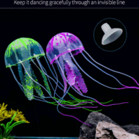 6 Pcs Glowing Jellyfish Ornament Decoration for Aquarium Fish Tank - Image 7