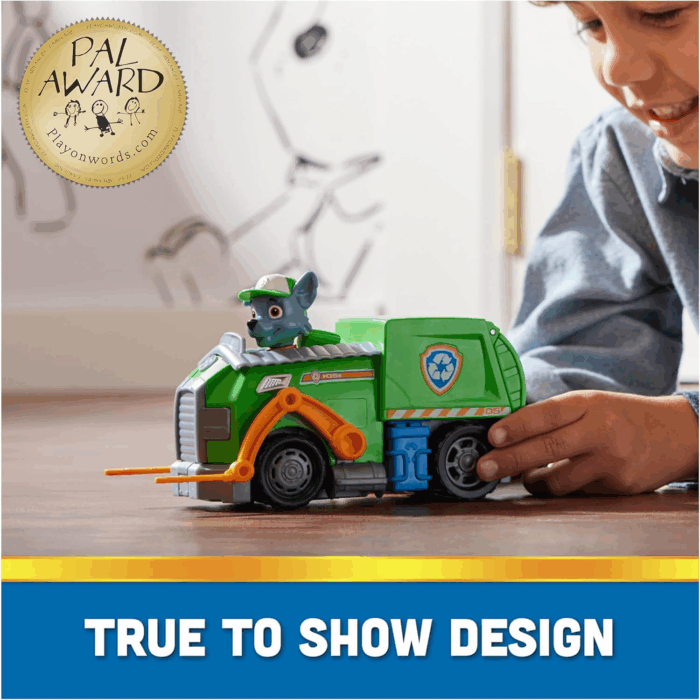 , Rocky’S Recycle Truck, Toy Truck with Collectible Action Figure, Sustainably Minded Kids Toys for Boys & Girls Ages 3 and Up - Image 3