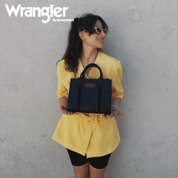 Wrangler Medium Tote Bag for Women Designer Satchel Handbags Top-Handle Purses with Strap - Image 2