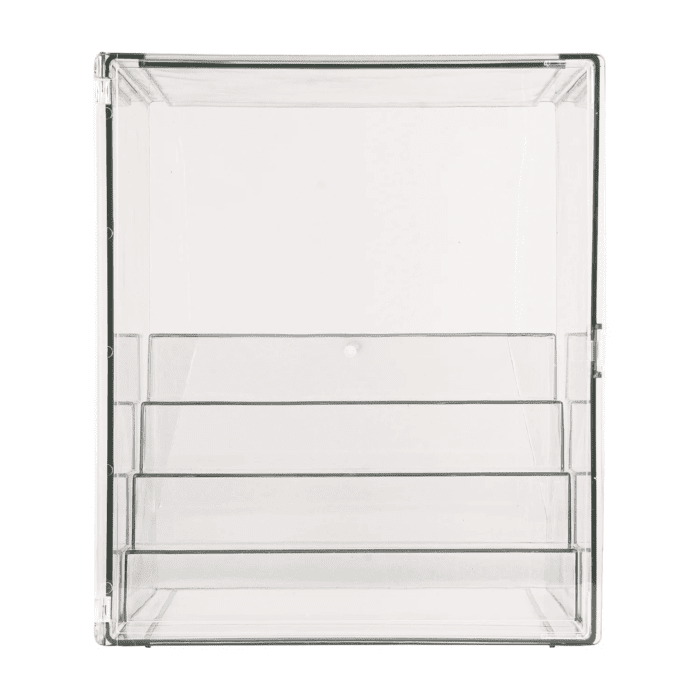 Clear Acrylic Display Case, 5 Tier Perfume Stand Makeup Organizer Storage Stand Riser Luxury Display Box Storage with Door Dustproof for Mini Figure, Collectible, Toys, Cosmetics - Image 8