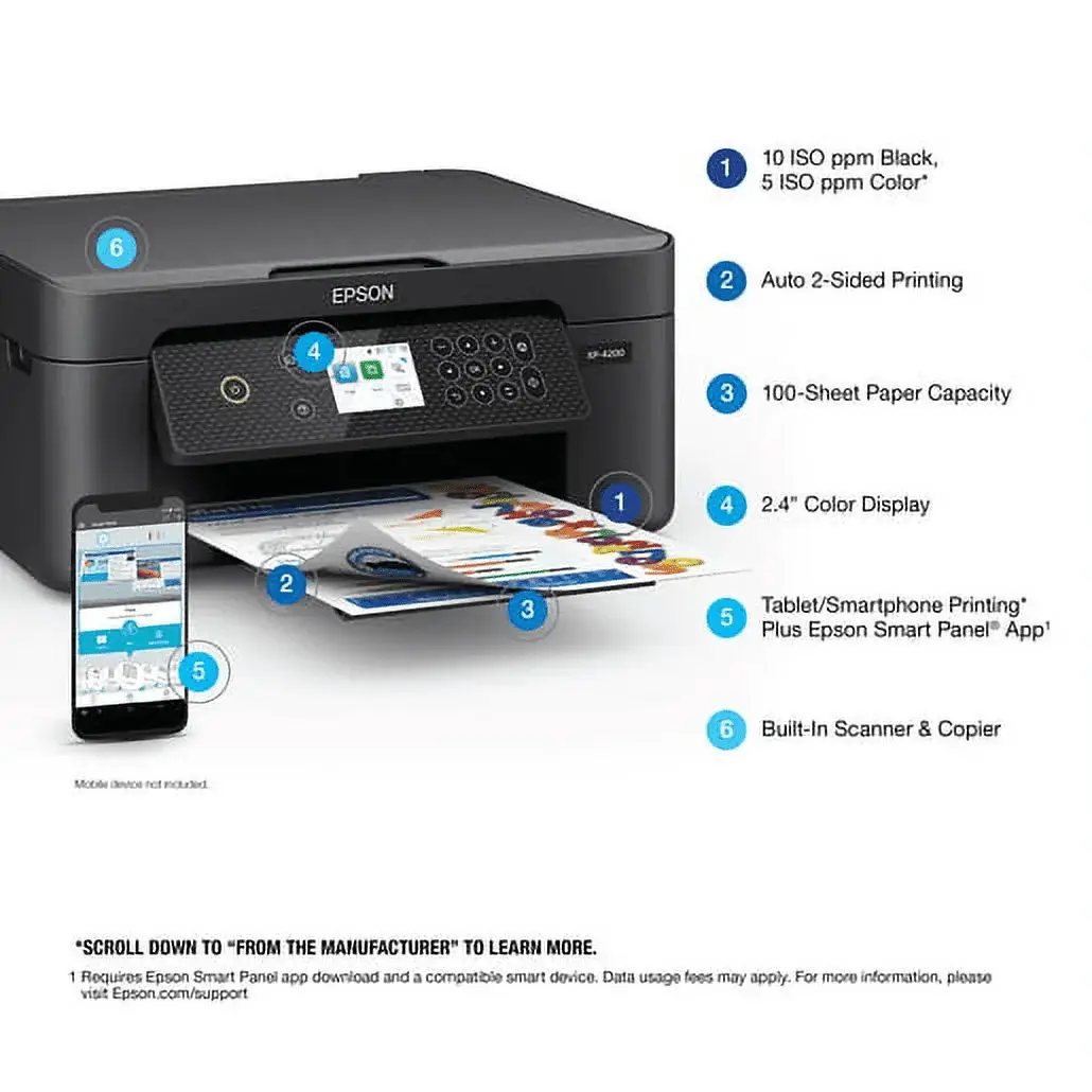 Expression Home XP-4200 Wireless Color All-In-One Printer - Image 4