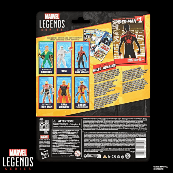 Legends Series Ultimate Miles Morales, Spider-Man Comics-Inspired Collectible 6-Inch Scale Action Figure with Character-Sized Comic Accessory - Image 13