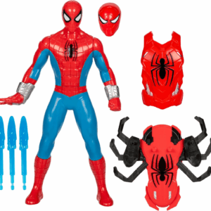 Spider-Man Thwip Blast Spider-Man Action Figure with Accessories, 11-Inch-Scale Super Hero Toys for Kids Ages 4 and Up