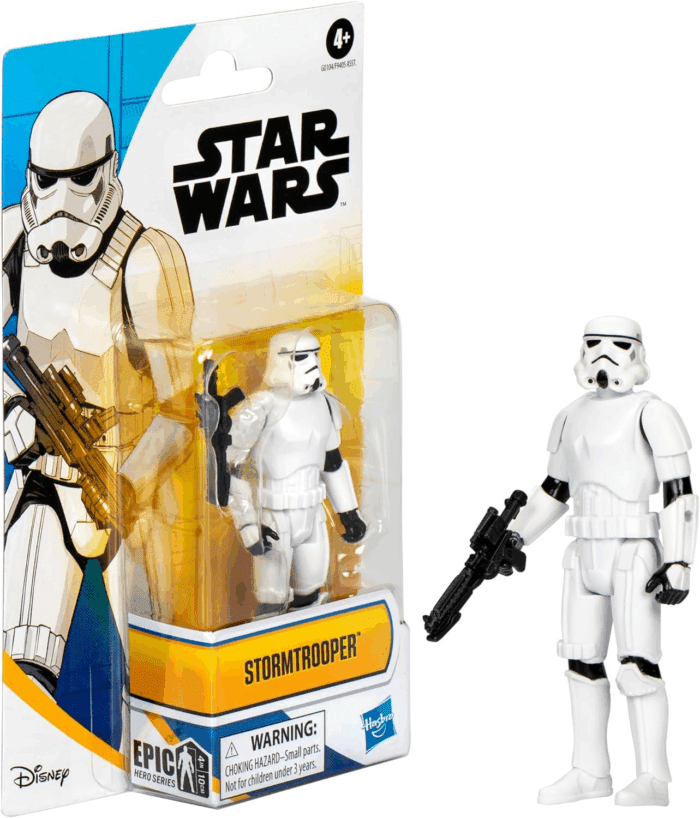 Epic Hero Series Stormtrooper 4-Inch Action Figure & Accessory, Toys for 4 Year Old Boys and Girls - Image 3