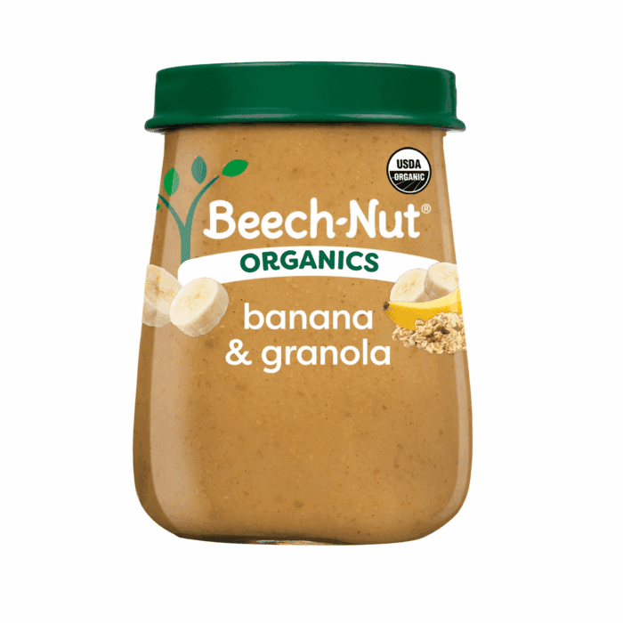 Organics Stage 2 Organic Baby Food, Banana & Granola, 4 Oz Jar