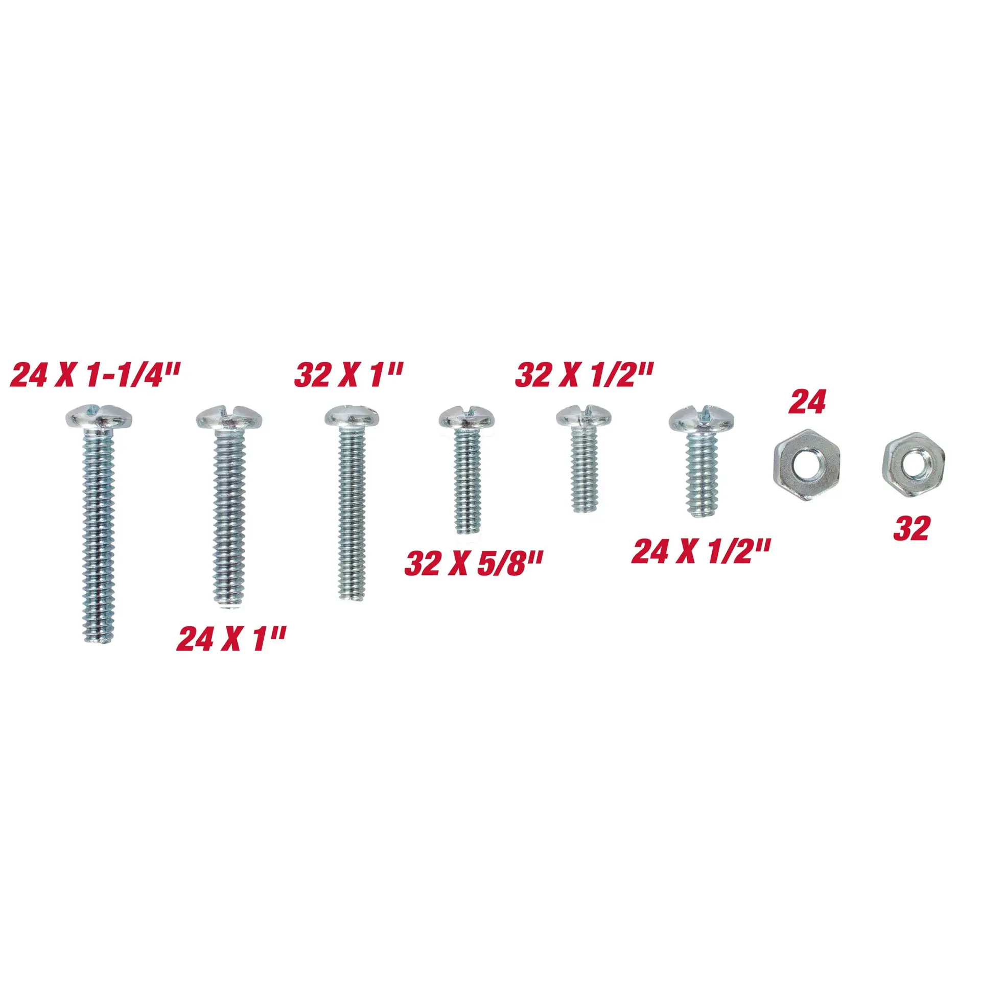 182-Piece Zinc Plated, Machine Screw and Nut Assortment with Storage Case, 3304 - Image 3