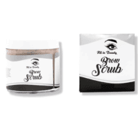 Brow Scrub, Eyebrow Exfoliator, for Longer Lasting Henna or Tint Application, Brow Scrubber Exfoliator to Prepare the Area for Henna, Tinting and Some PMU and Skin Care Treatments 50G.
