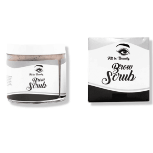 Brow Scrub, Eyebrow Exfoliator, for Longer Lasting Henna or Tint Application, Brow Scrubber Exfoliator to Prepare the Area for Henna, Tinting and Some PMU and Skin Care Treatments 50G.