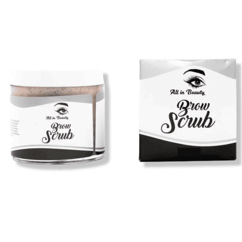 Brow Scrub, Eyebrow Exfoliator, for Longer Lasting Henna or Tint Application, Brow Scrubber Exfoliator to Prepare the Area for Henna, Tinting and Some PMU and Skin Care Treatments 50G.
