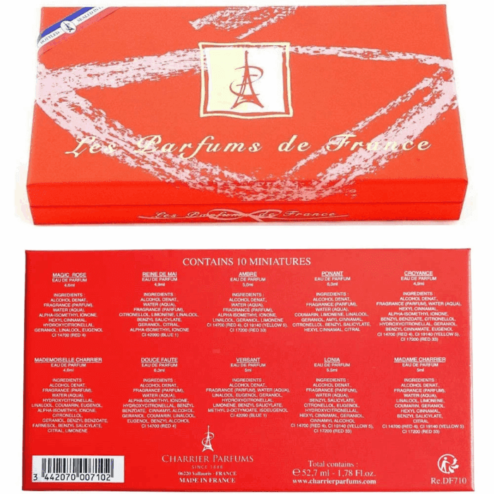 Les Parfums De France – 10 Perfume Gift Set, 1.99 Fl Oz, Made in France - Image 3