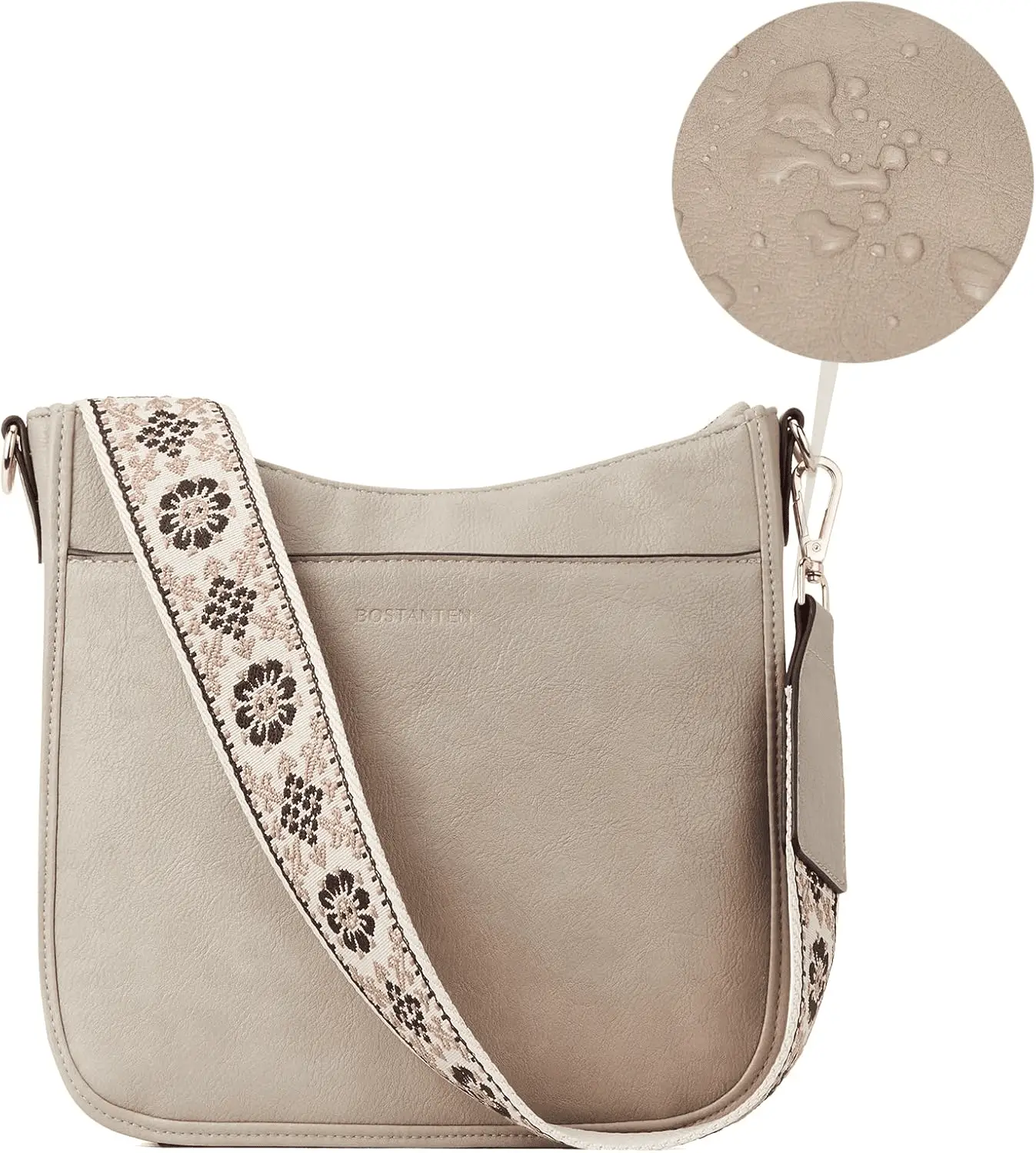 Crossbody Bags for Women Trendy Vegan Leather Hobo Purses Shoulder Handbags with Wide Shoulder Strap - Image 7