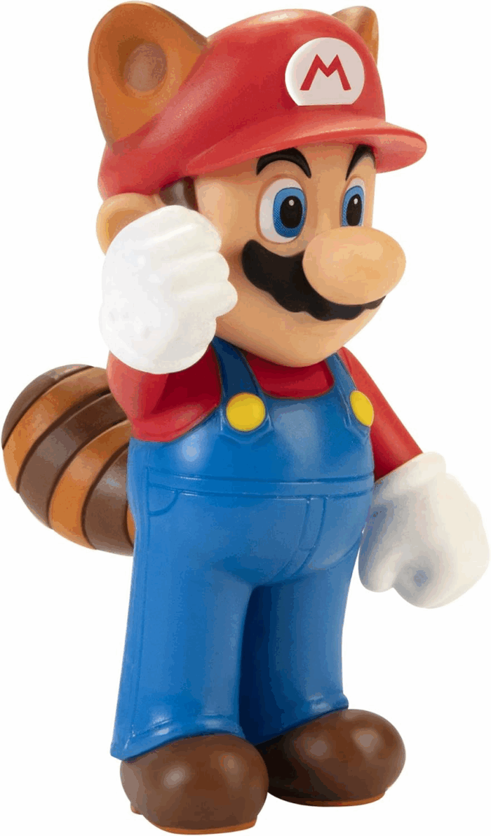 Racoon Mario 2.5" Collectible Toy Action Figure - Image 3