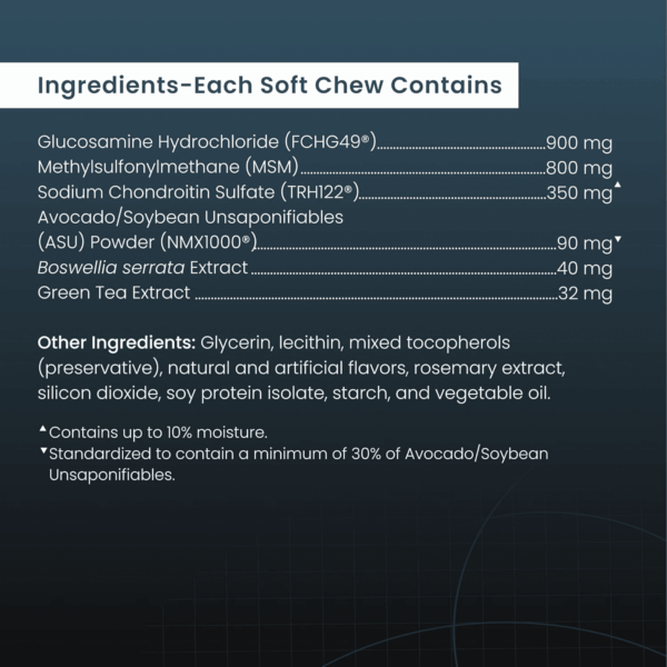 Dasuquin with MSM Joint Health Supplement for Large Dogs - with Glucosamine, MSM, Chondroitin, ASU, Boswellia Serrata Extract, and Green Tea Extract, 84 Soft Chews - Image 7