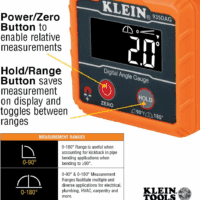 935DAG Digital Electronic Level and Angle Gauge, Measures 0 - 90 and 0 - 180 Degree Ranges, Measures and Sets Angles - Image 3
