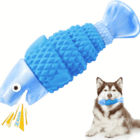 Tough Dog Toys for Aggressive Chewers, Indestructible Dog Chewers for Medium & Large Breeds, Squeaky Durable Chew Toys to Keep Them Busy, Reduce Boredom, Teeth Cleaning, Bacon Flavor
