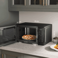 1.1 Cu. Ft Microwave Oven in Black - Image 3