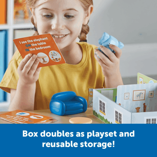 Elephant in the Room Positional Word Activity Set, Educational Games, Sight Word Games, Board Games for Kids, Ages 4+, Birthday Gifts for Boys and Girls - Image 4