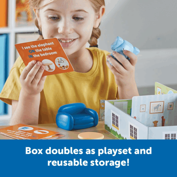 Elephant in the Room Positional Word Activity Set, Educational Games, Sight Word Games, Board Games for Kids, Ages 4+, Birthday Gifts for Boys and Girls - Image 4