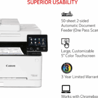 Color Imageclass Mf656Cdw - Wireless Duplex Laser Printer, All-In-One with Copier, Scanner, Fax, Auto Document Feeder, Mobile Ready, 3 Year Limited Warranty, 22 PPM, White - Image 6