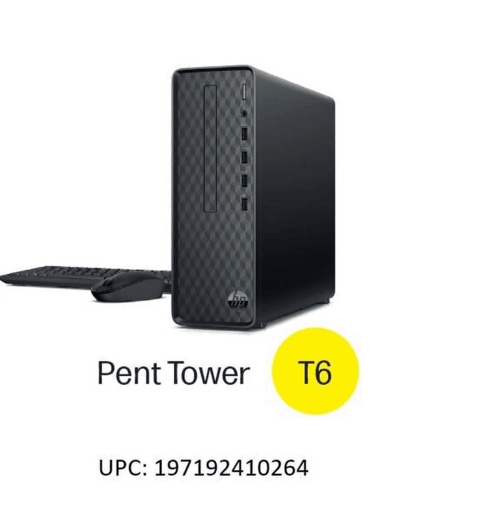 Slim Desktop Tower, Intel Pentium, 8GB Memory, 256GB SSD, Windows 11 Home, Black, S01-Af2023W - Image 8