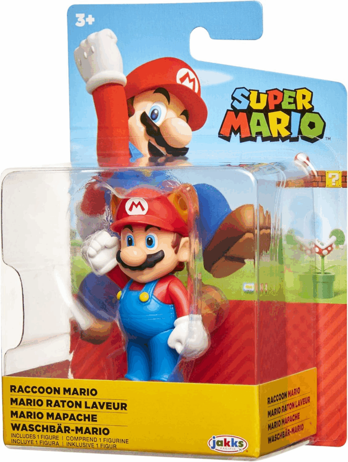 Racoon Mario 2.5" Collectible Toy Action Figure - Image 9