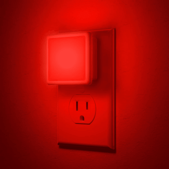 Red Night Light, Red Nightlight[2 Pack],0.3W LED Night Light with Auto Light Sensor,Night Lamp Plug into Wall for Bedroom,Corridor,Hallway,Non-Dimmable - Image 2