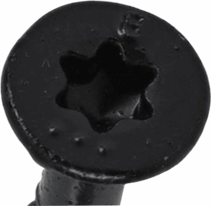 Concrete Screw Anchor Black, 3/16 X 1.25", Flat Head, Steel, New, 12 Pack - Image 3