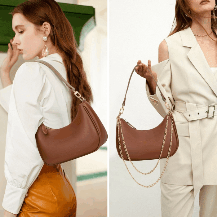 Shoulder Bag for Women Cute Hobo Purses and Handbags Retro Clutch Underarm Purse - Image 2