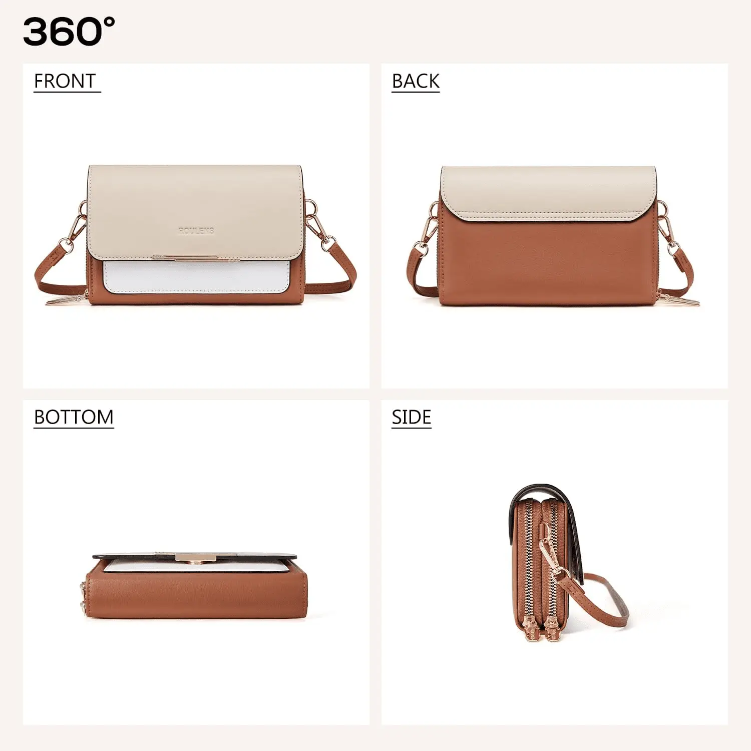 Small Crossbody Bag for Women,Cell Phone Purse Women'S Shoulder Handbags Wallet Purse with Credit Card Slots - Image 4