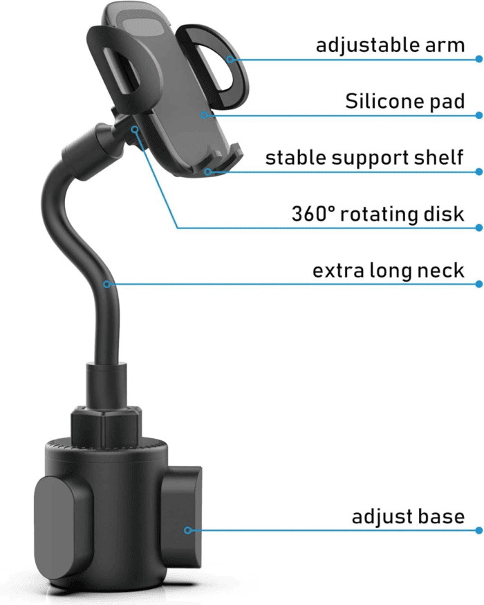 Wireless Charging Car Charger Mount, Fast Auto Clamping Car Charger Phone Holder for Iphone, Samsung, All Smartphones - Image 2