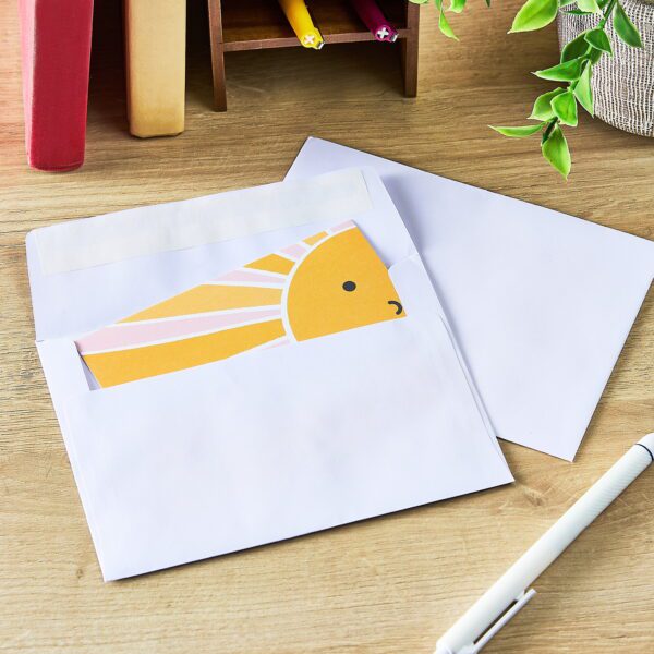 A6 Invitation Peel and Stick Envelopes, White, 4.75 in X 6.5 In, 50 Count - Image 2