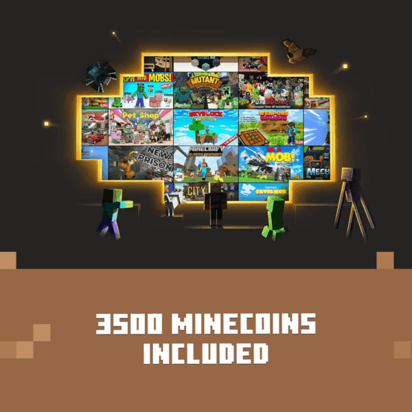 Minecraft with 3500 Minecoins –  Series X,  One - Image 2