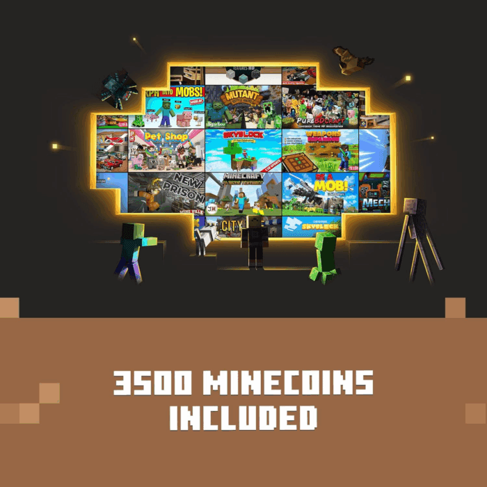 Minecraft with 3500 Minecoins –  Series X,  One - Image 2