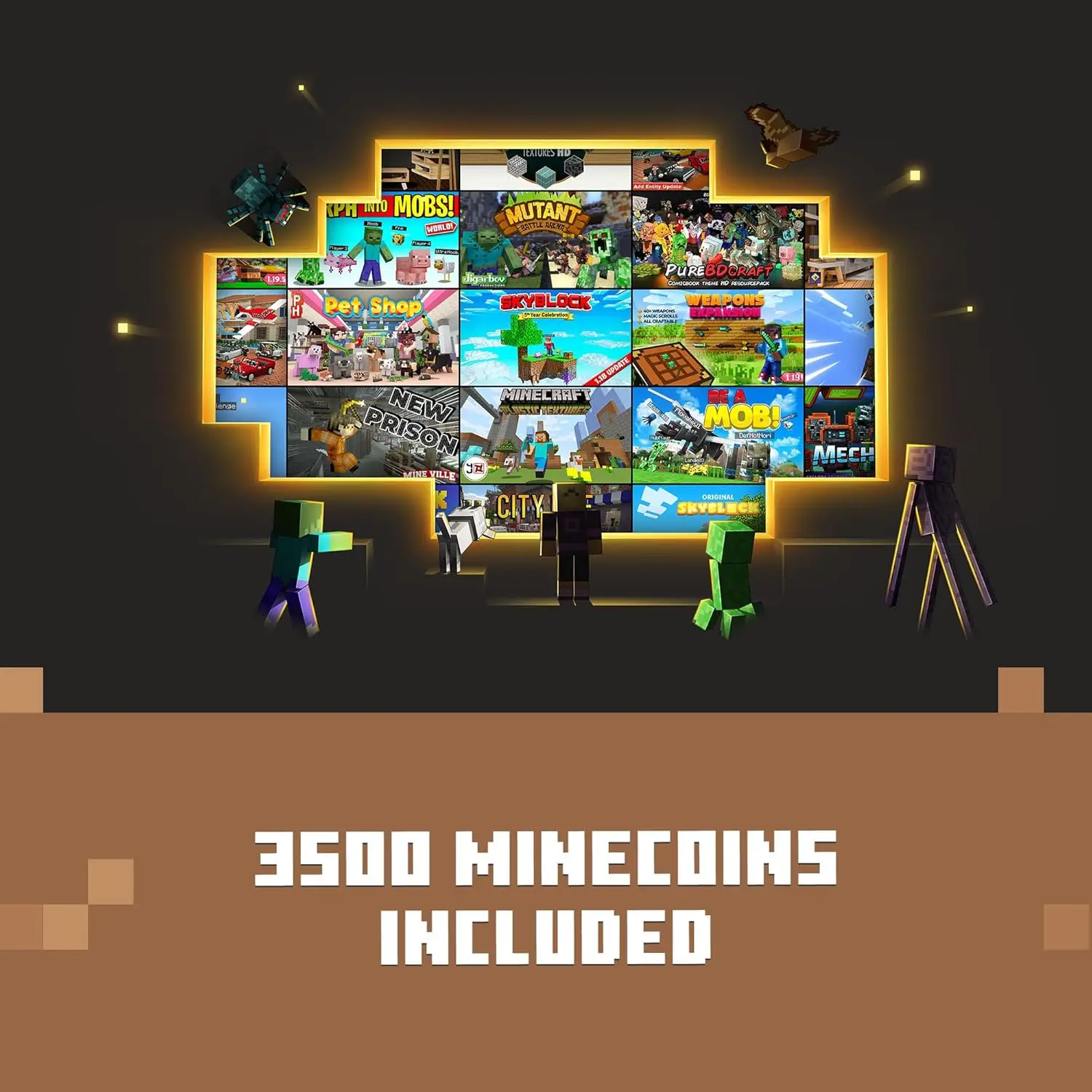 Minecraft with 3500 Minecoins – Series X, One - Image 2