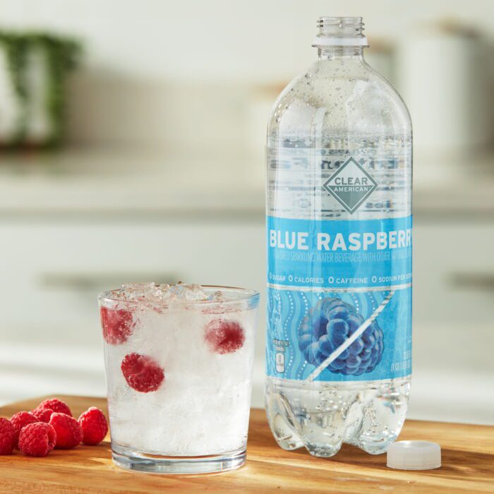 Blue Raspberry Sparkling Water, 1 Liter - Image 2