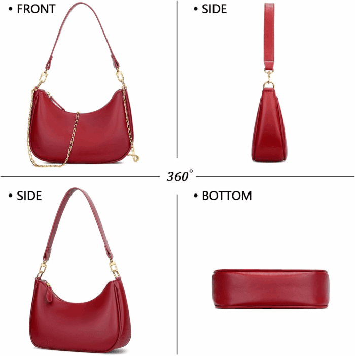 Shoulder Bag for Women Cute Hobo Purses and Handbags Retro Clutch Underarm Purse - Image 5