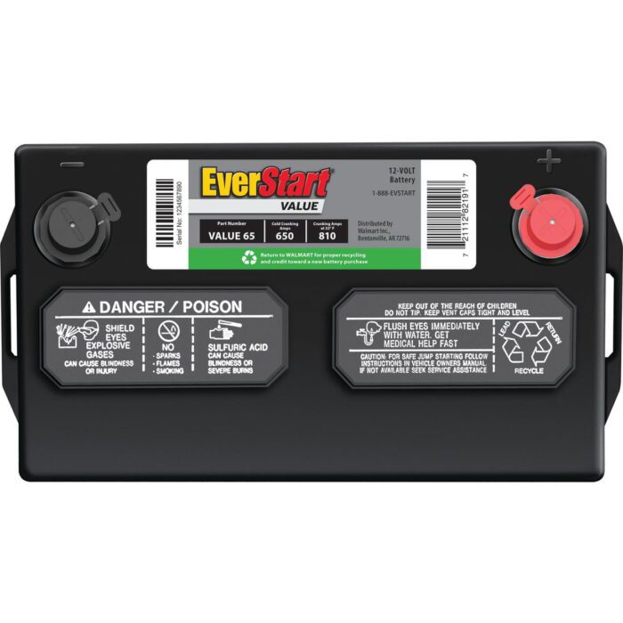 Value Lead Acid Automotive Battery, Group Size 65 12 Volts, 650 CCA - Image 7