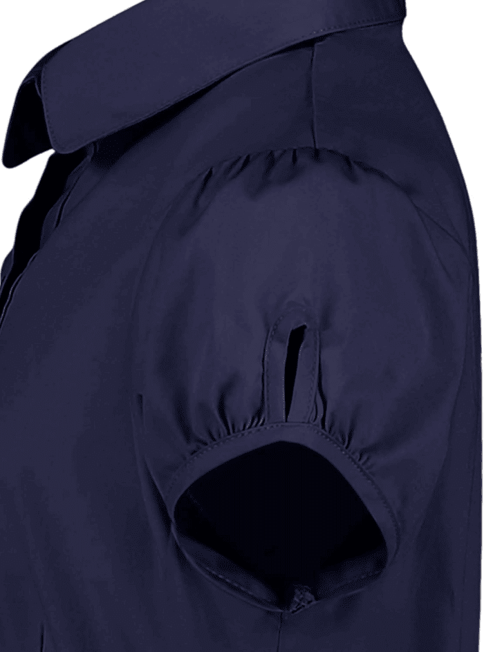 Girls' School Uniform Short Sleeve Shirtdress - Image 3