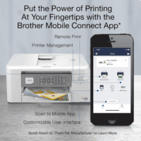 MFC-J4335DW Inkvestment Tank All-In-One Printer with Duplex and Wireless Printing plus up to 1-Year of Ink In-Box, Works with Alexa - Image 4