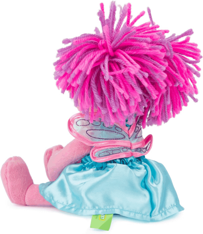 Sesame Street Official Abby Cadabby Muppet Plush, Premium Plush Toy for Ages 1 & Up, Pink/Blue, 11” - Image 6