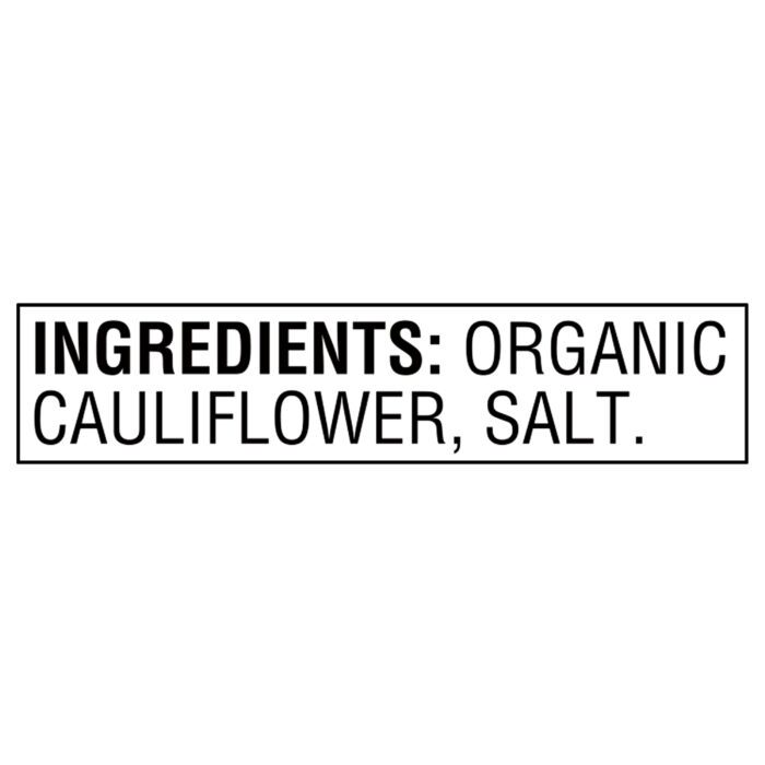 Organic Steamable Riced Cauliflower, 10 Oz (Frozen) - Image 4